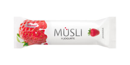 Müsli v jogurte jahoda Tekmar